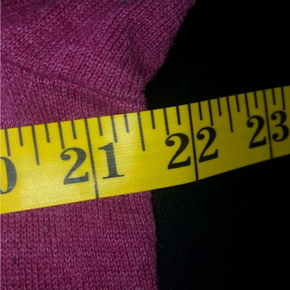 5/$25 J. Jill Turtle Cowl Neck Sweater Fuchsia Pink XL Long Sleeves - Picture 3 of 7